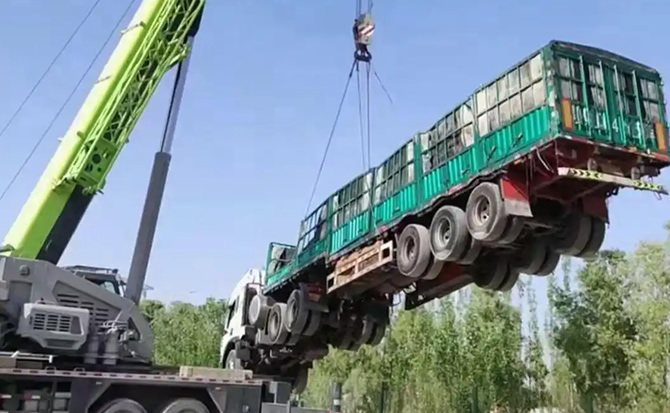 海原道路脱困救援案例